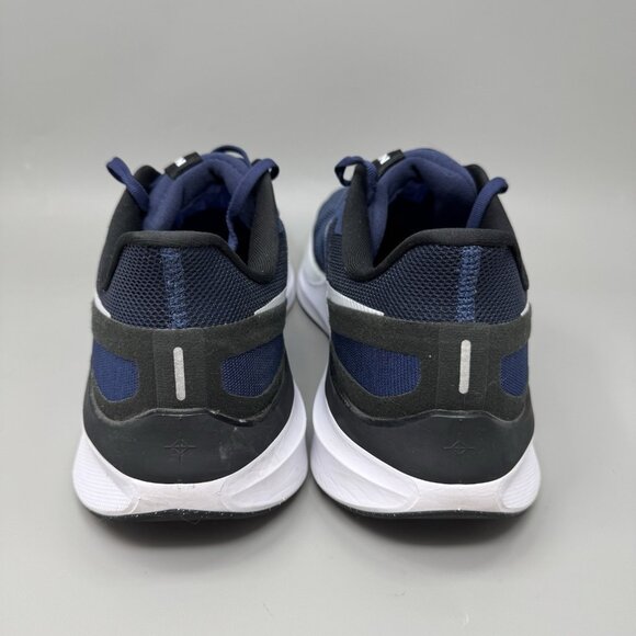 Nike Mens Air Zoom Structure 25 DJ7883-400 Blue Running Shoes Sneakers Size 14 - Picture 6 of 9